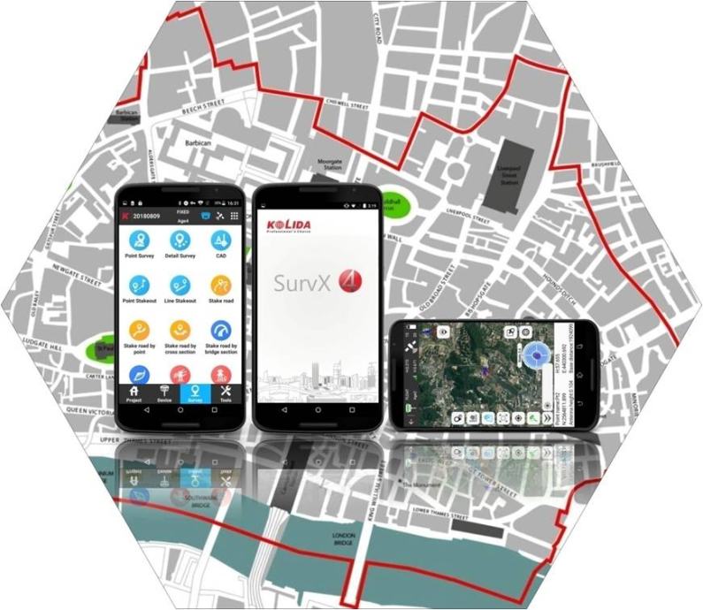 GPS ANDROID SOFTWARE SURVX