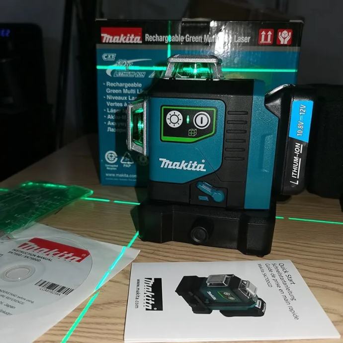 Makita SK700GDNAJ 12V Max CXT litij-ionski laserski komplet