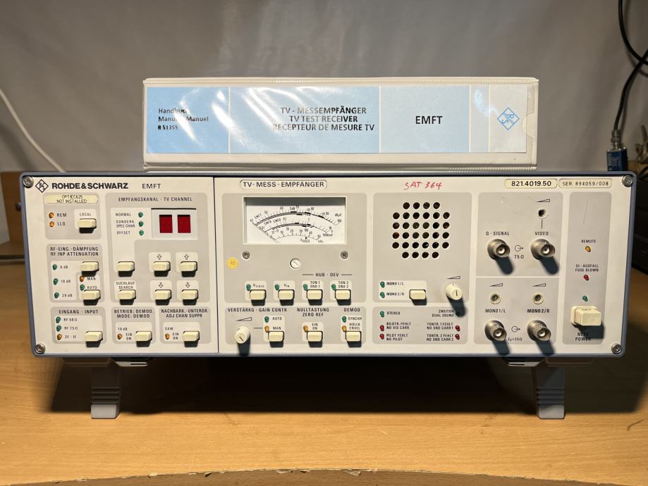 ROHDE & SCHWARZ EMFT TV MERNI PRIJEMNIK TV MESS EMPFANGER