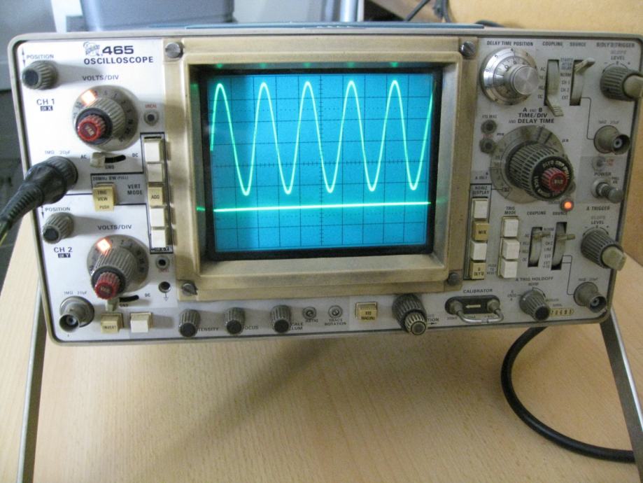 TEKTRONIX 465 OSCILOSKOP 2x100MHz