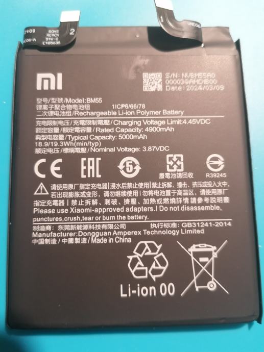 Xiaomi baterija MI 11 NOVO zabunom naručeno