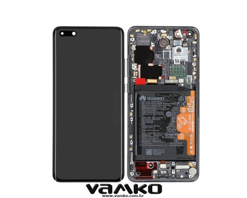 LCD ekran + Touch + okvir + baterija Huawei P40 Pro – Račun, dostava