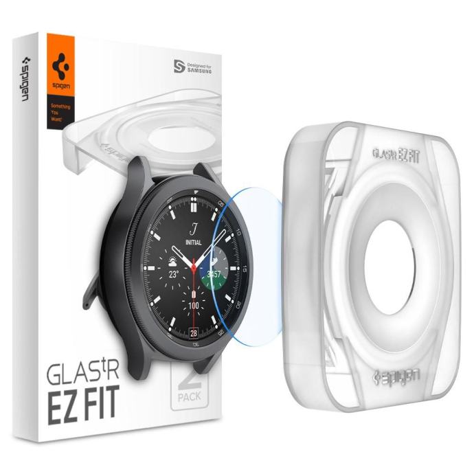 2x SPIGEN GLAS.TR ”EZ FIT” SAMSUNG GALAXY WATCH 4 CLASSIC 46 mm