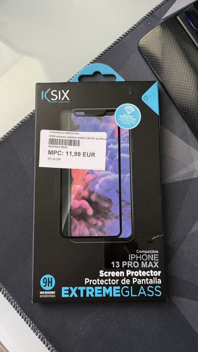KSIX Extreme zaštitno staklo 2.5D 0.33mm 9H za iPHONE 13 Pro Max
