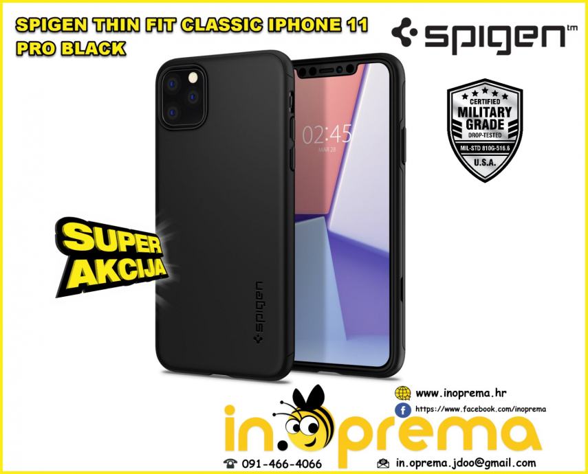 IPHONE 11 PRO MASKICA MASKA FUTROLA TORBICA SPIGEN APPLE IPHONE PRO 11