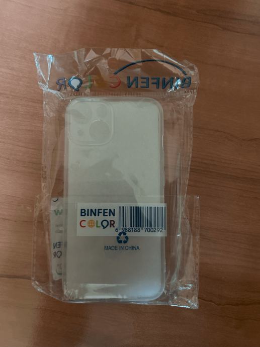 iPhone 14 prozirna zapakirana silikonska maskica