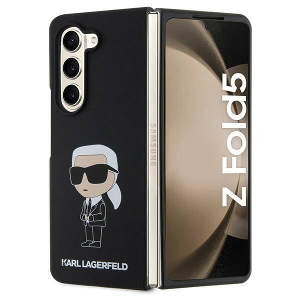 KARL LAGERFELD  FOLD5 HARDCASE BLACK SILICONE NOVO ZAPAKIRANO