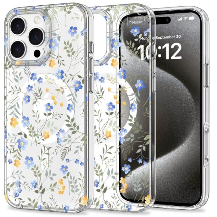 TECH-PROTECT MAGMOOD MAGSAFE maskica za iPHONE 16 PRO (SPRING FLOWERS)