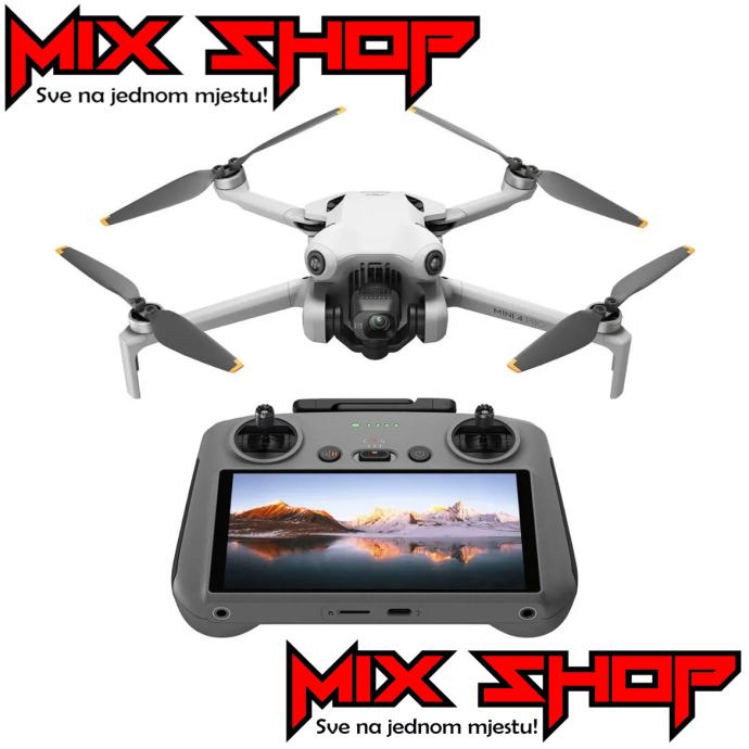 DRON DJI MINI 4 PRO RC 2 FMC ◆NOVO◆ZAPAKIRANO◆GARANCIJA◆ZAMJENA DA RC2