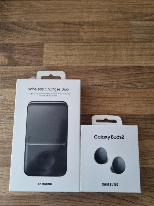 Samsung Galaxy Buds 2 i Wireless Charger Duo NOVO ZAPAKIRANO