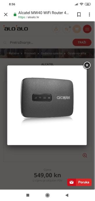 Alcatel MW40 WiFi router 4G