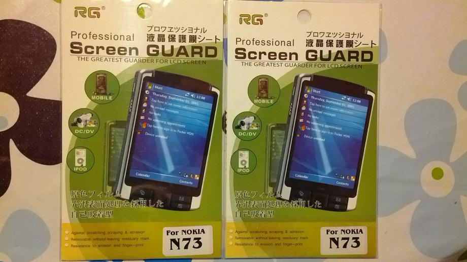Nokia N73 screen protector