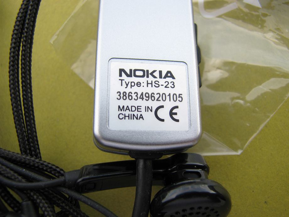 Распиновка nokia hs 23