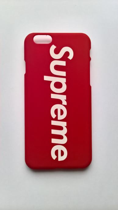 "SUPREME" maskica za IPHONE 6/6s CRVENA+2 NALJEPNICE BESPLATNO!