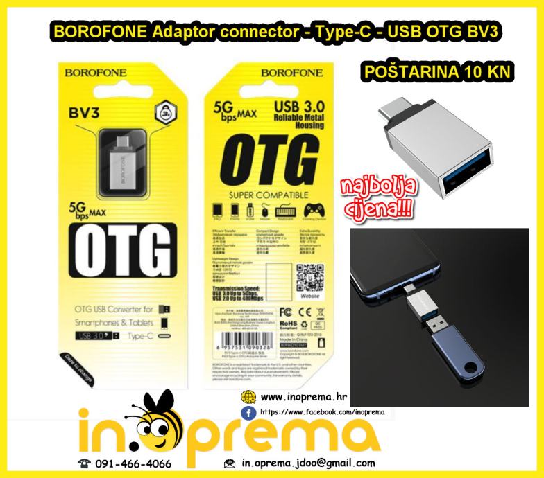 TYPE C OTG KABEL ADAPTER TYPE C OTG TIP C OTG PRETVARAC ADAPTER USB