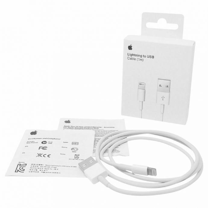 IPHONE KABEL ORIGINAL LIGHTING 5/5S/5C/6/6+/6S/6S+/SE/7/7+/X/11/12 PRO