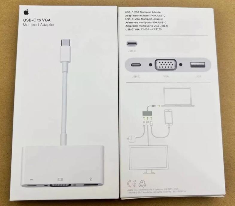 Original Apple USB-C VGA Multiport Adapter