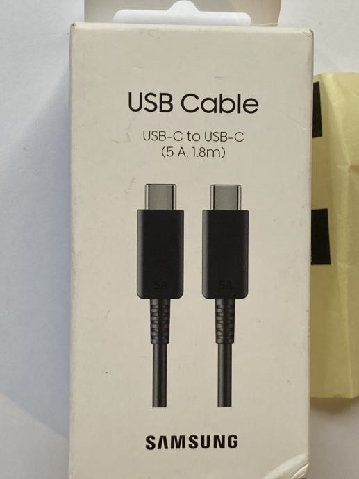 Original Samsung Type C to Type C Kabel EP-DX510JBEGEU, NOVO