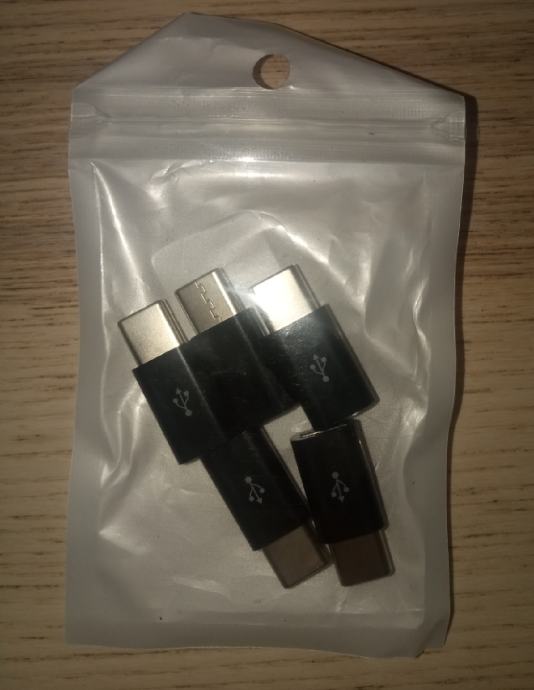 USB adapter micro USB ženski na C muški 5 komada paket