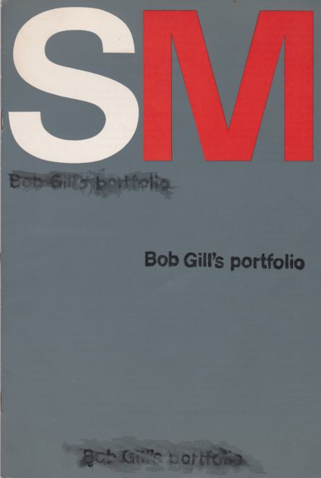 Bob Gill's portfolio, Stedelijk Museum, Amsterdam 1967.