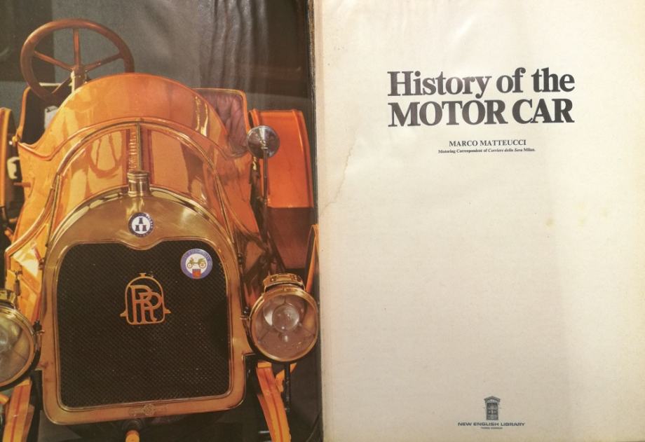 Matteucci Marco History Of The Motor Car