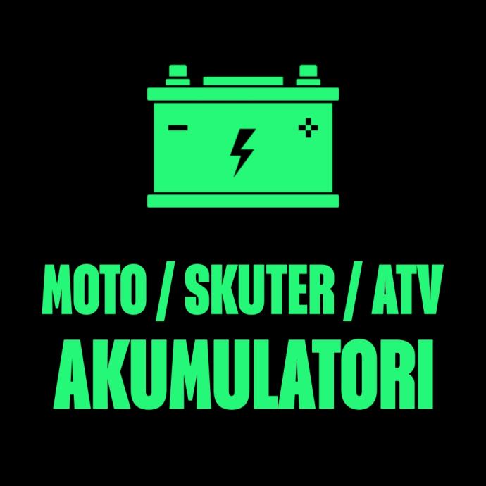 MOTO AKUMULATORI (Akumulatori za motocikl, skuter, ATV vozila)