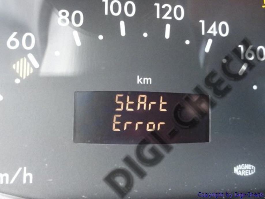 What Does Start Error Mean On A Mercedes