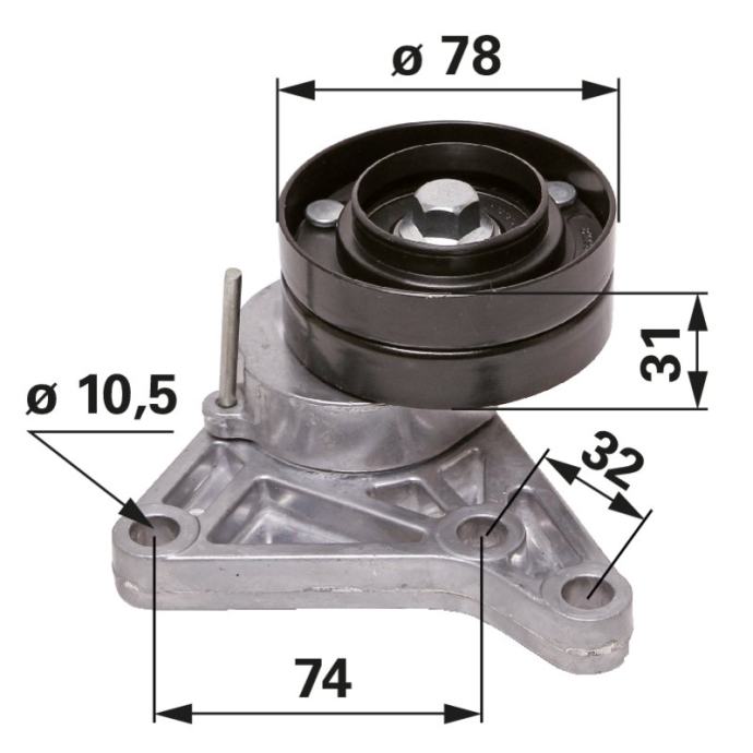 Španer remen john deere 6010 6910