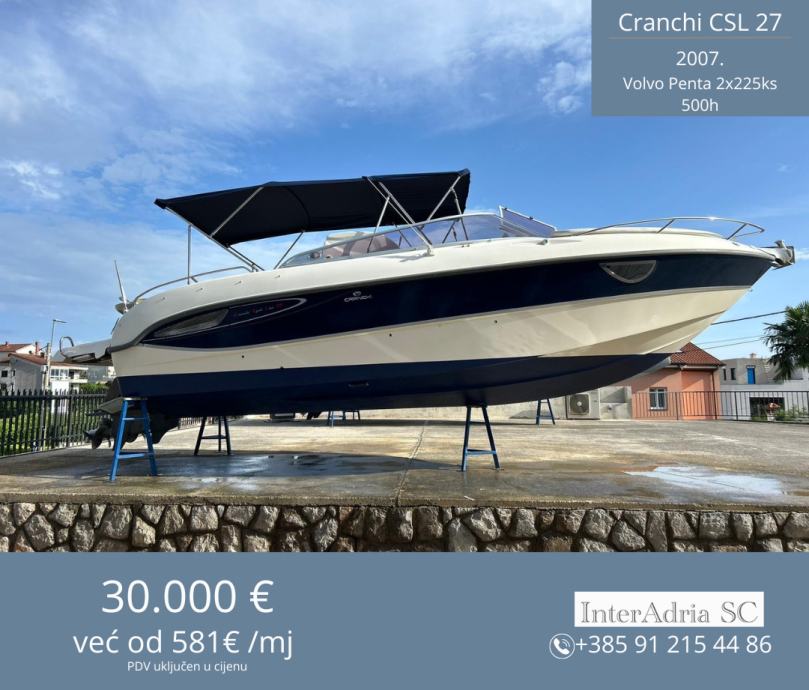 CRANCHI CSL 27′ - AKCIJSKA CIJENA!