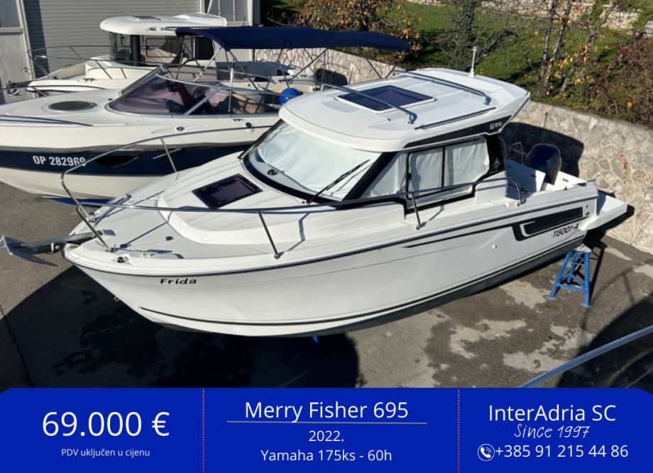 Jeanneau Merry Fisher 695 + Yamaha F 175 -2022- ***INTERADRIA***