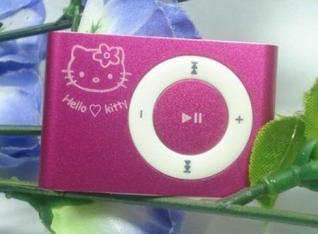 Hello Kitty MP3 player - iPod shuffle look