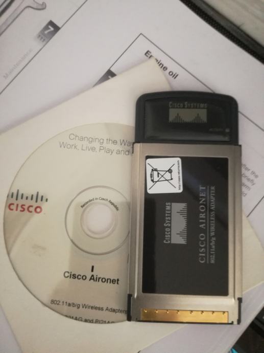 Cisco Aironet PCMCIA Wireless LAN 802.11a/b/g WiFi CardBus