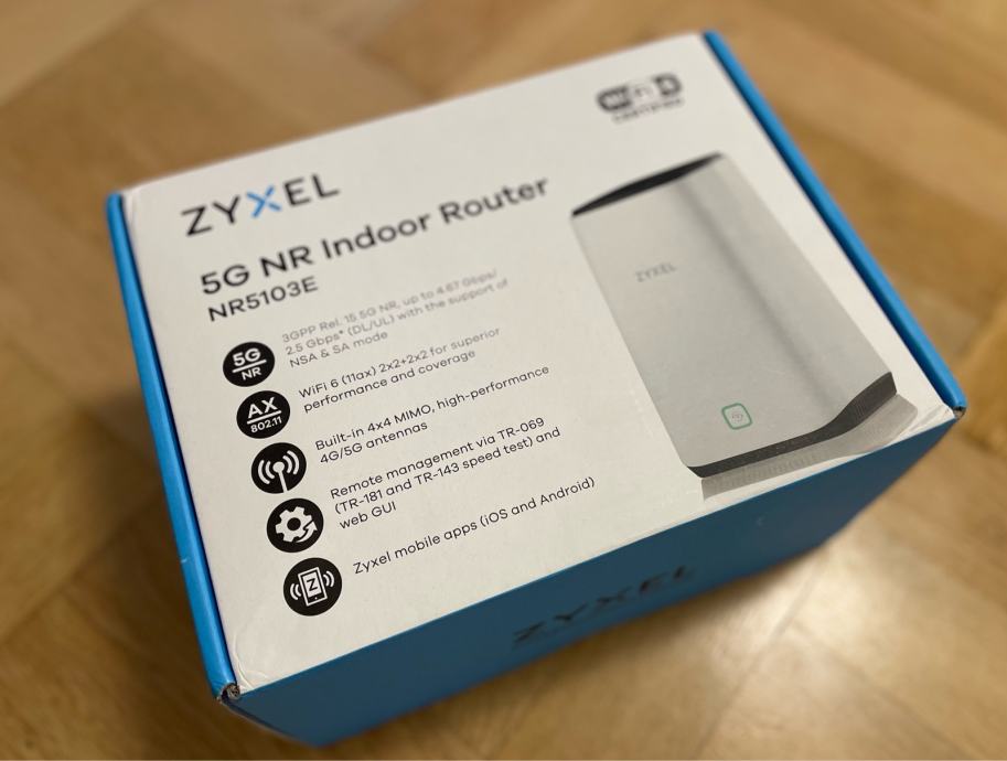 Zyxel NR5103e **nov 5G router** 2.5G port & 4 antenski spojevi