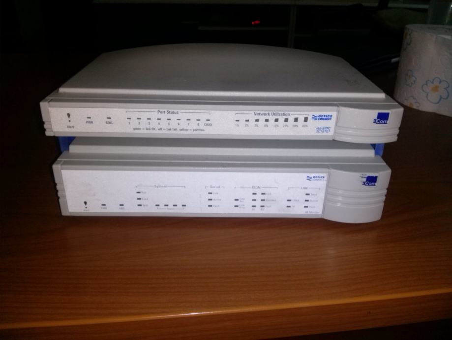 3COM hub 8 port i router