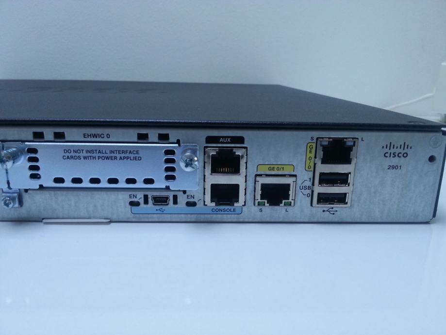 CISCO router 2901 SEC/K9