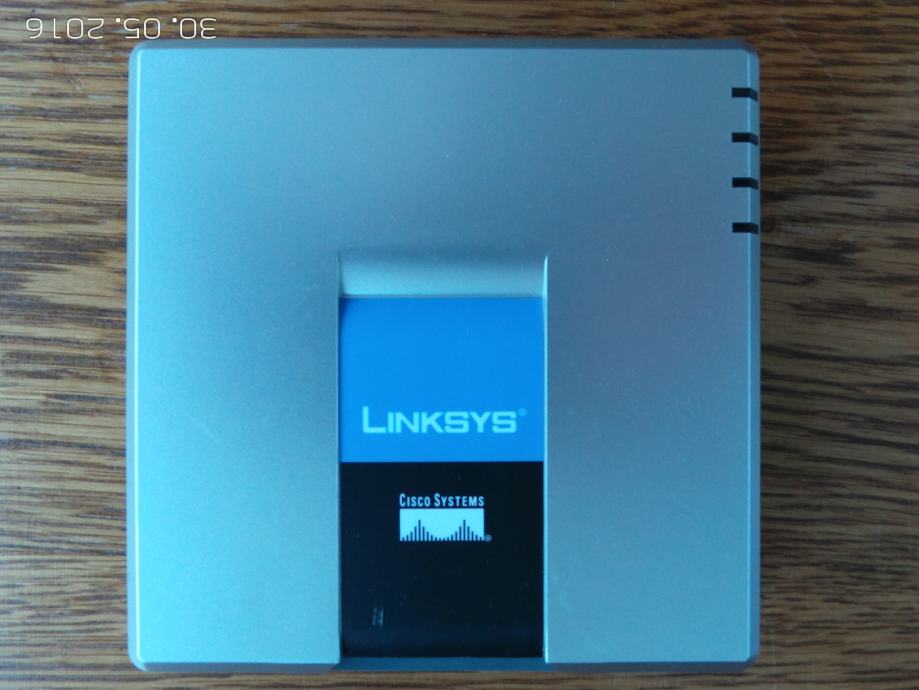 LINKSYS SIP VOIP Phone Adapter 2 Port, uređaji se mogu administrirati.