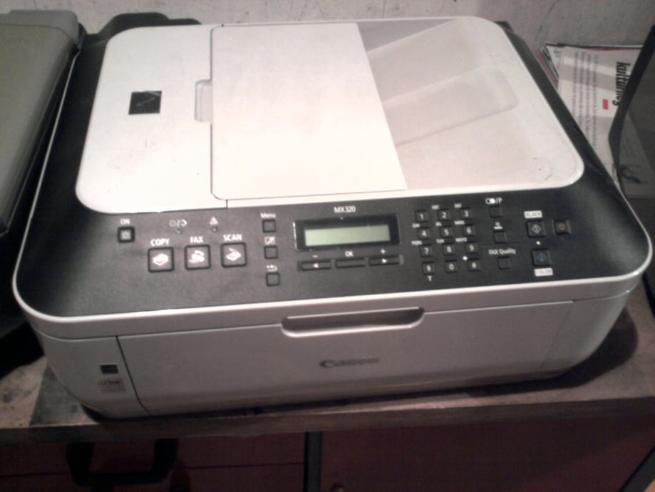 canon mx320 printer fax reports
