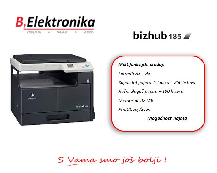 Не могу подключить принтер konica minolta bizhub 185