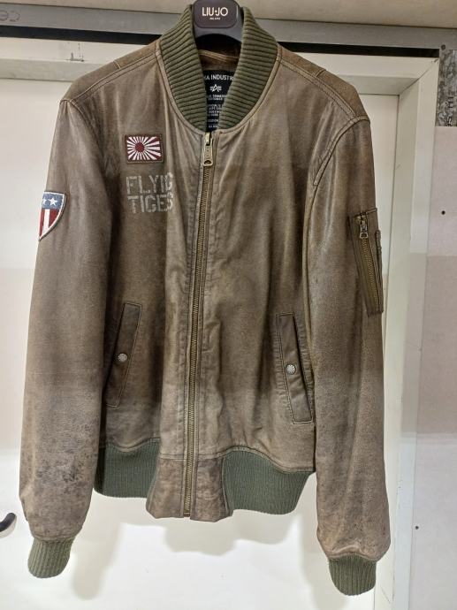 Alpha industries, kožna jakna Flying tigers, XL