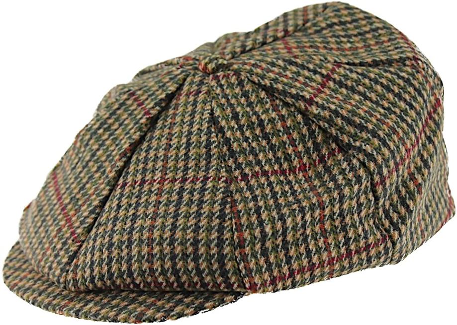 Hawkins Wool Bakerboy Cap 59cm NOVO smeđa