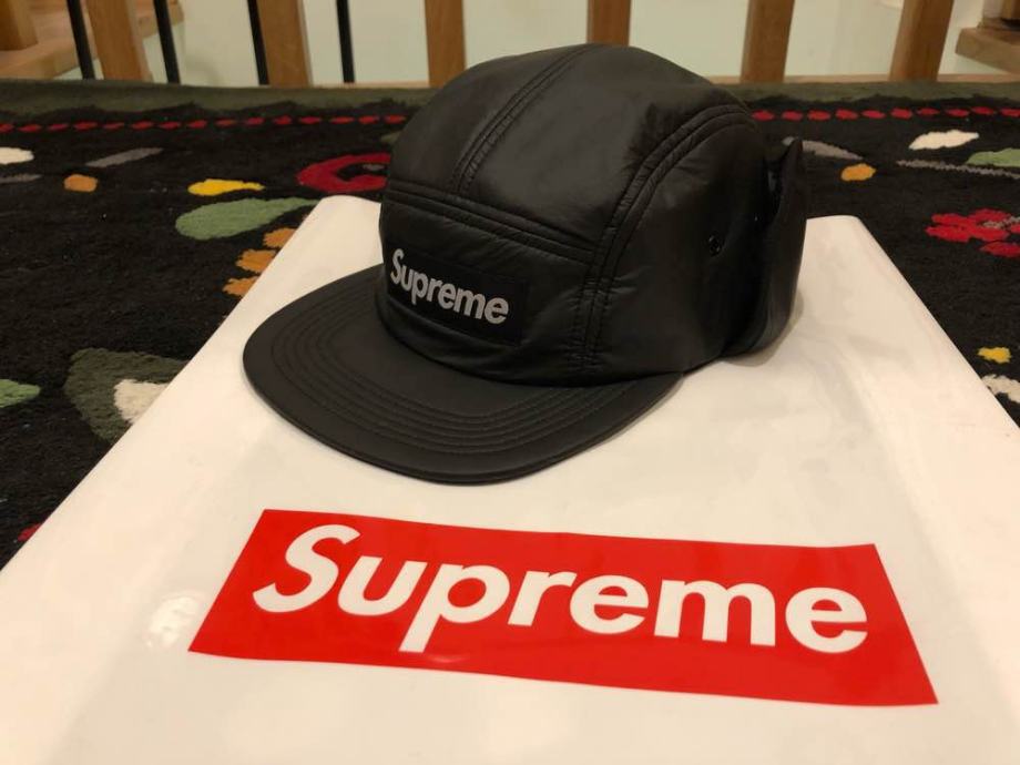 Supreme - Deep Pile Earflap Camp Cap Black M Lの+