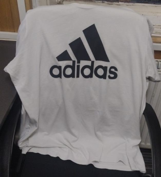 adidas 2XL original MADE IN PAKISTAN bijela majica s kratkim rukavima