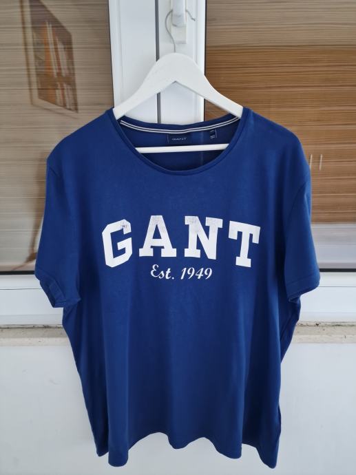 GANT plava logo print majica kratki rukav (XXL)