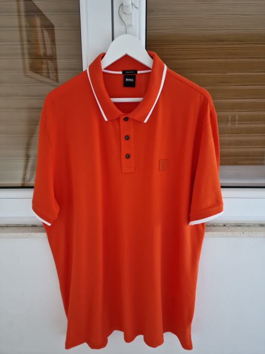 HUGO BOSS narančasta polo majica kratki rukav (3XL)