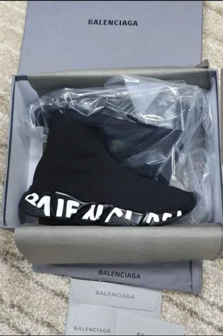 Balenciaga Speed Graffiti TrainersBlack