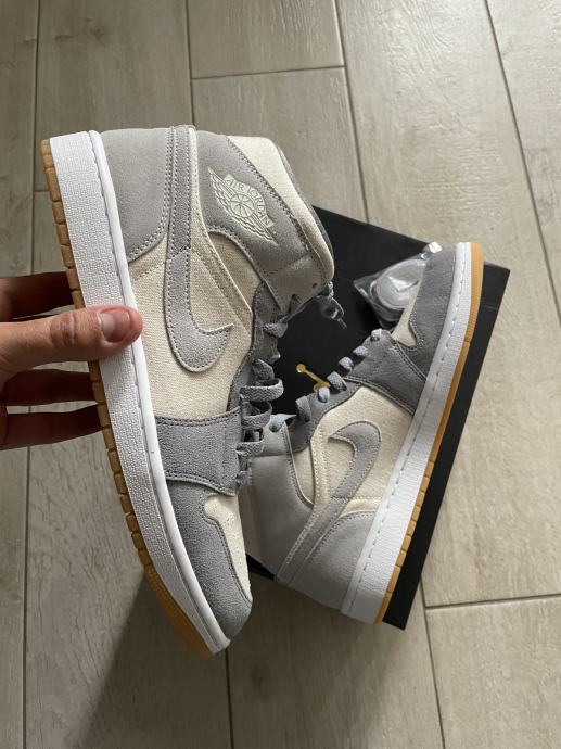 Jordan 1 Mid Coconut Milk Particle Grey