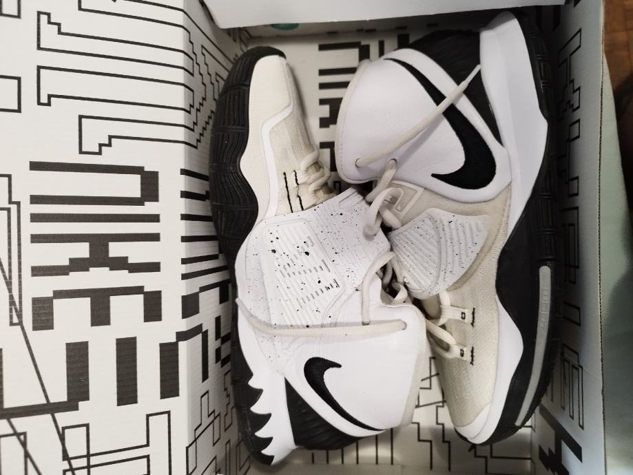 kyrie 6 white black