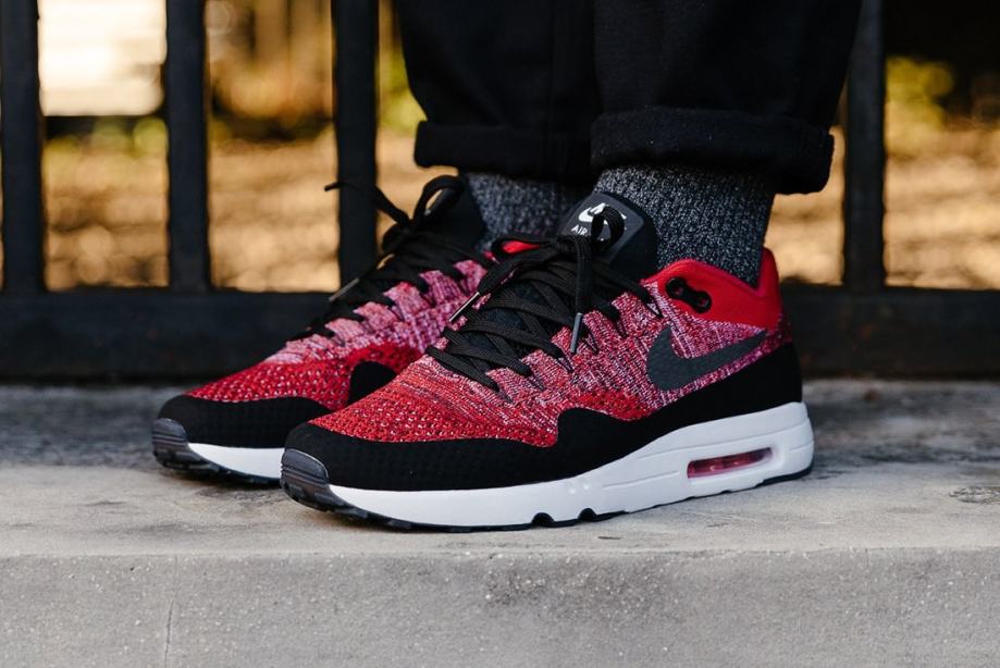 air max 1 ultra flyknit red