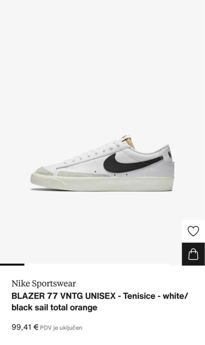 Nike BLAZER 77 Nove muske tenisice