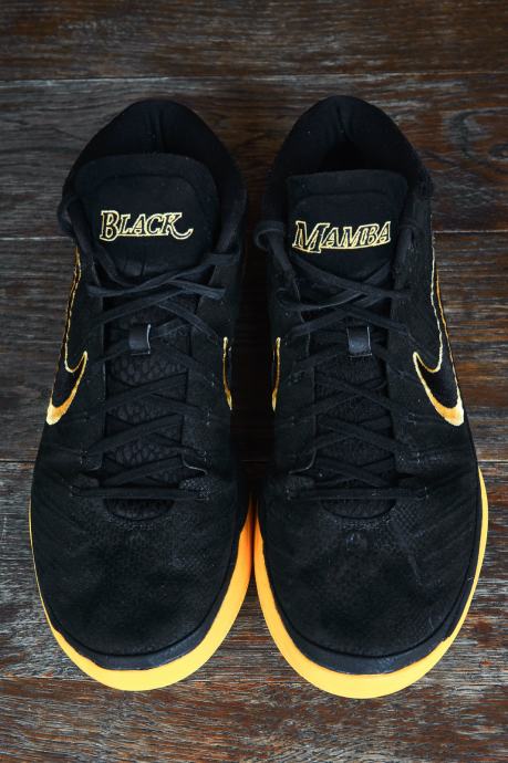 Nike Zoom Kobe Bryant A.D. Black Mamba LA Lakers Yellow Gold AQ5164 001 AD  sz 10